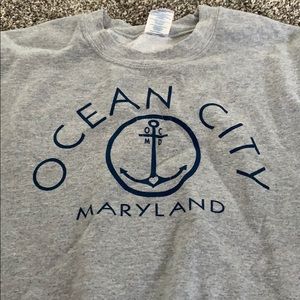 Ocean City Maryland crew neck sweat shirt.